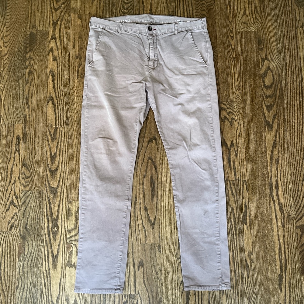 Light Lavender Bullhead Straight Chinos Slim